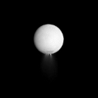 Enceladus Water Ice Plumes